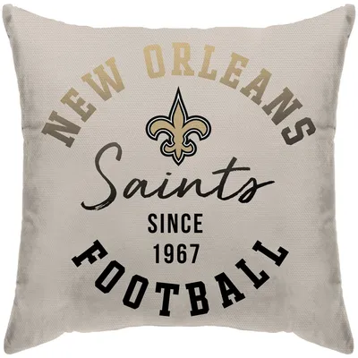 New Orleans Saints 18'' x 18'' Ombre Wordmark Duck Cloth Décor Pillow