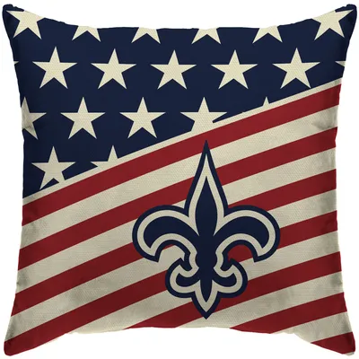 New Orleans Saints 18'' x 18'' Team Americana Decorative Throw Pillow