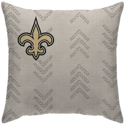 New Orleans Saints 18'' x 18'' Wordmark Decorative Throw Pillow