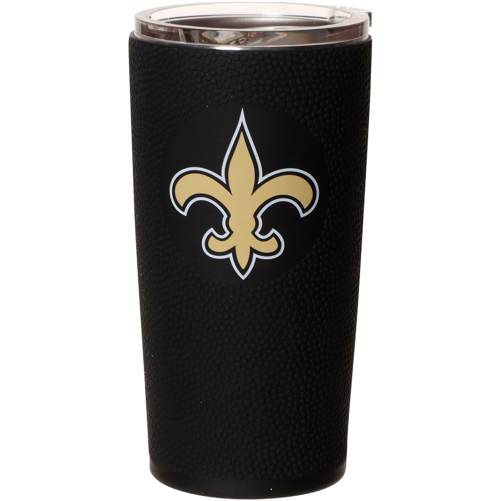 New Orleans Saints 20oz. Stainless Steel with Silicone Wrap Tumbler