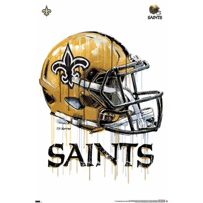 New Orleans Saints Ceramic Pumpkin Helmet