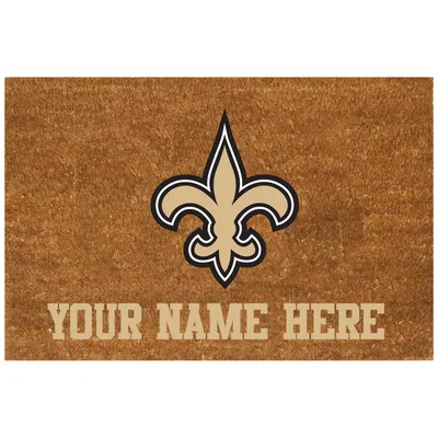 New Orleans Saints 23'' x 35'' Personalized Door Mat