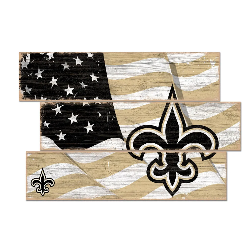 Lids New Orleans Saints 3-Plank Team Flag