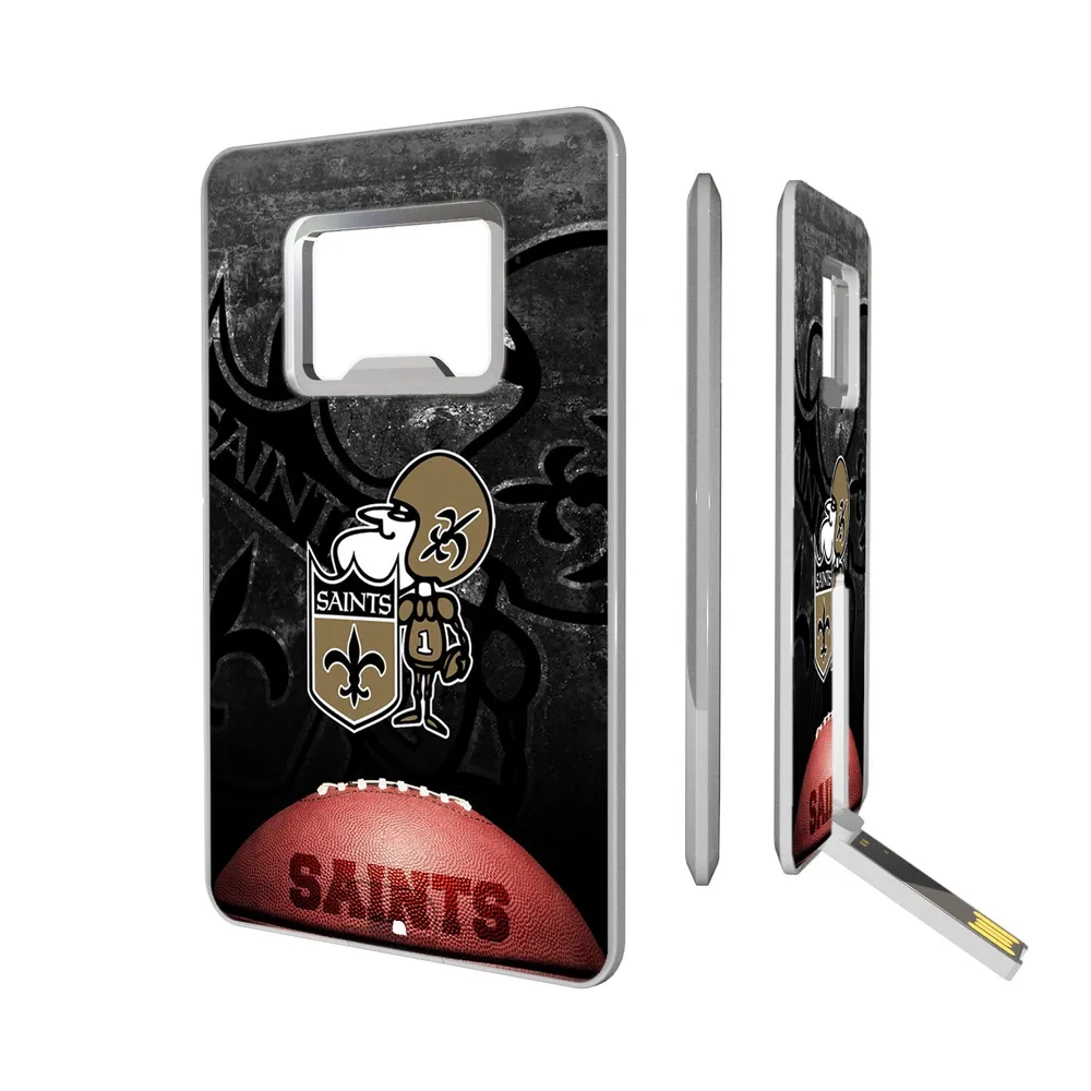 Lids New Orleans Saints 32GB Legendary Design Credit Card USB Drive with  Bottle Opener