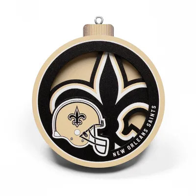 New Orleans Saints 3D Logo Series Ornament
