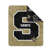 New Orleans Saints 50” x 60” Dream Weave Throw Blanket