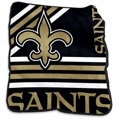 New Orleans Saints 50'' x 60'' Plush Raschel Throw