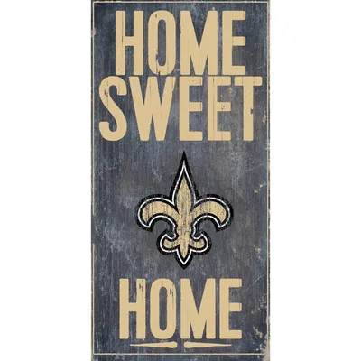 New Orleans Saints 6'' x 12'' Home Sweet Home Sign