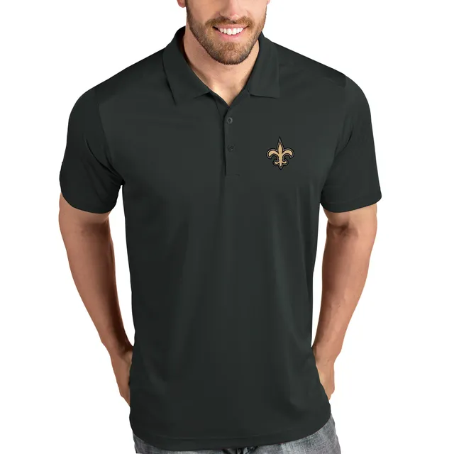 New Orleans Saints Antigua Motion Polo - White