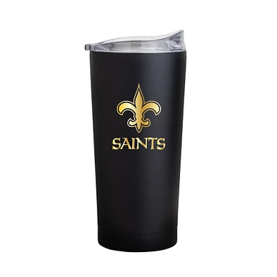 New Orleans Saints Black Foil 20oz. Powder Coat Tumbler