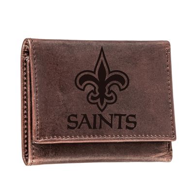 New Orleans Saints Leather Team Tri-Fold Wallet