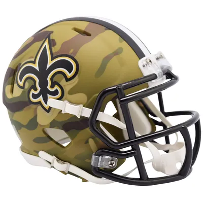 (New Orleans Saints, Medium) - Riddell NFL Full Size Replica Speed Helmet