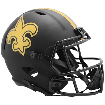 New Orleans Saints Riddell LUNAR Alternate Revolution Speed Flex Authentic  Football Helmet