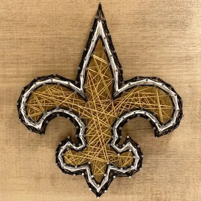 New Orleans Saints Team Pride String Art Craft Kit