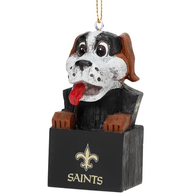 New Orleans Saints Tiki Mascot Ornament