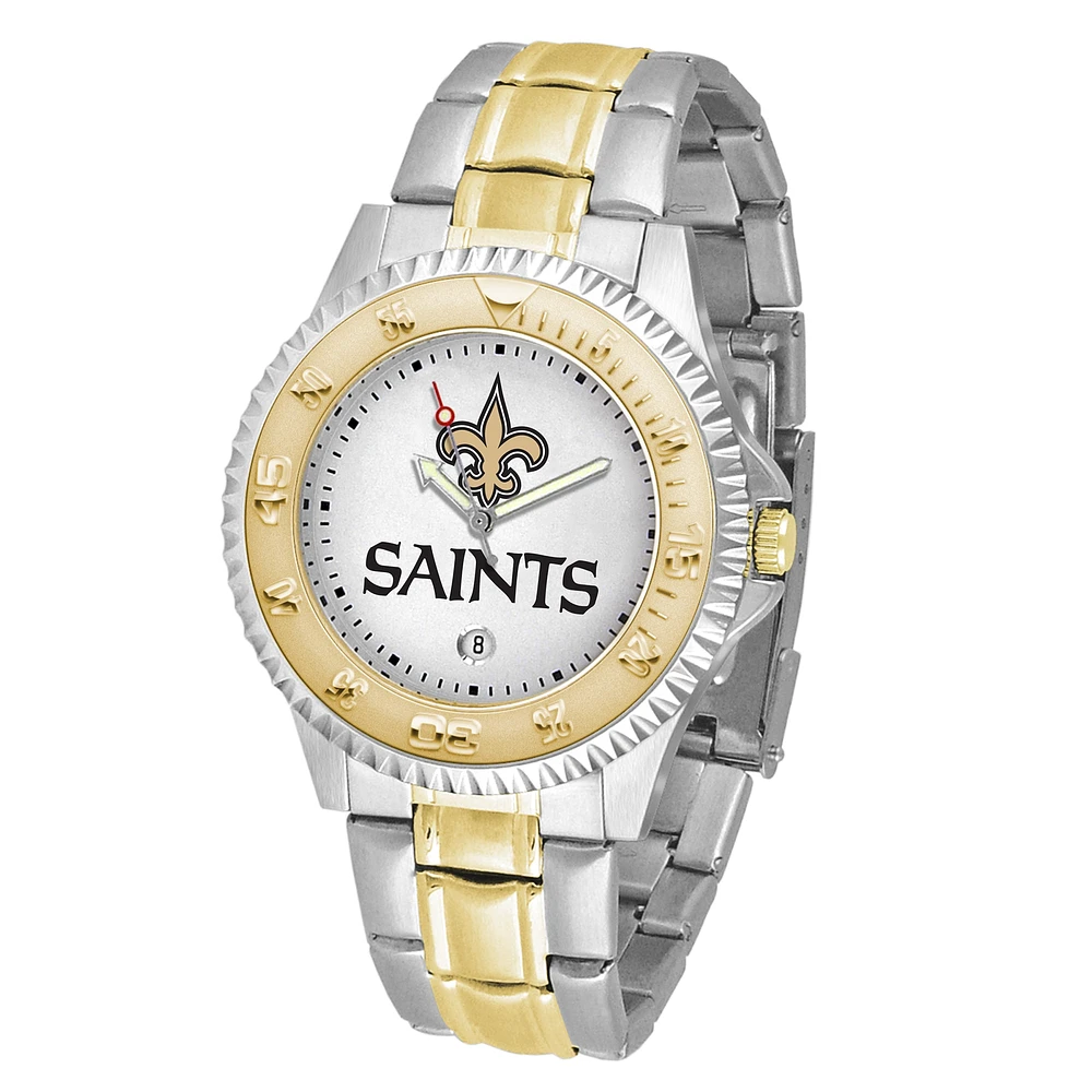 New Orleans Saints Two-Tone Zone Watch