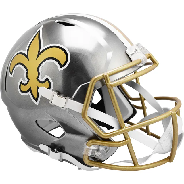 Riddell New Orleans Saints Black Matte Alternate Speed Mini Football Helmet