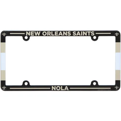 New Orleans Saints WinCraft Team Name License Plate Frame