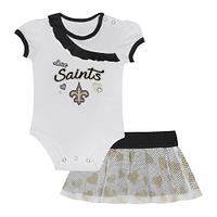 Ensemble body et jupe Love My Team pour nouveau-né bébé New Orleans Saints