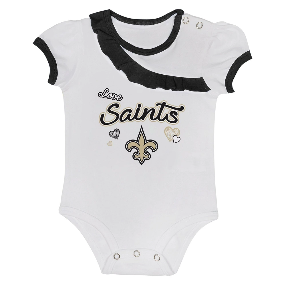 Newborn & Infant New Orleans Saints Love My Team Bodysuit Skirt Set