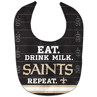 Nouveau-né et nourrisson WinCraft New Orleans Saints Eat. Boire. Répéter. Dossard All-Pro