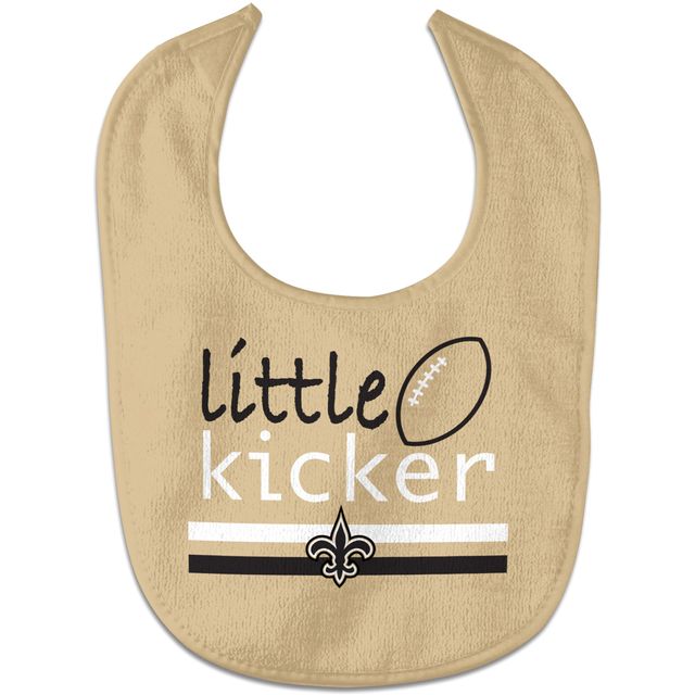 Nouveau-né et nourrisson WinCraft New Orleans Saints Little Kicker All Pro - Bavoir pour bébé