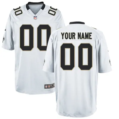 Custom Number And Name NFL New Orleans Saints Logo Hello Kitty