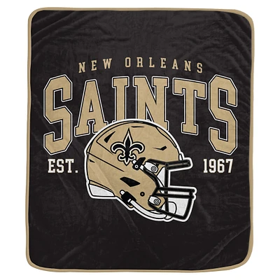 Couverture ultra douce Pegasus New Orleans Saints Vintage Arch 50" x 60"