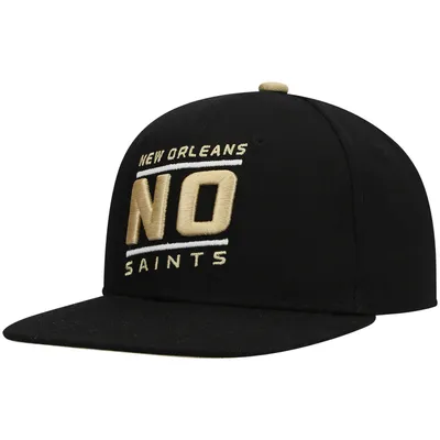 New Orleans Saints Sideline 9FIFTY Snapback Hat - Black/ White Ink