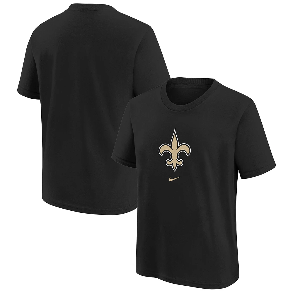 T-shirt préscolaire Nike New Orleans Saints Team Wordmark noir