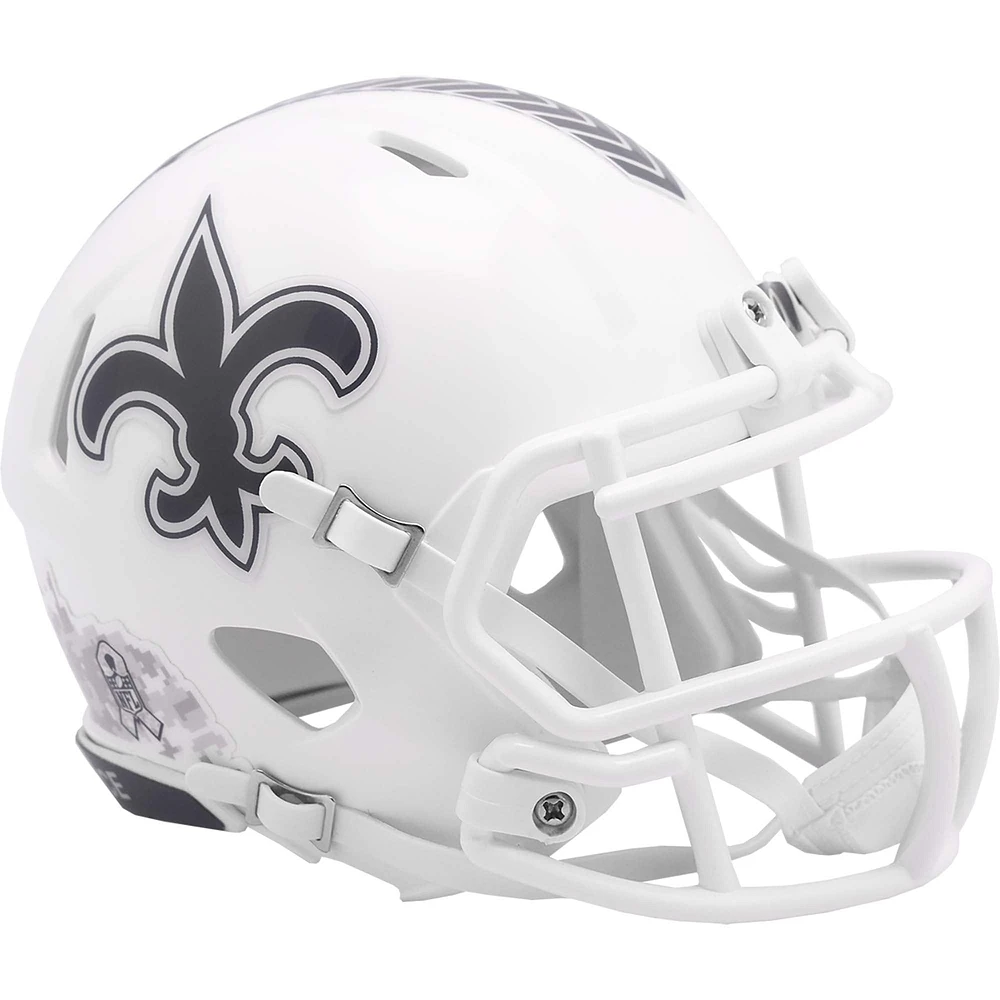 Casque Riddell New Orleans Saints 2024 Salute To Service Speed ​​Mini