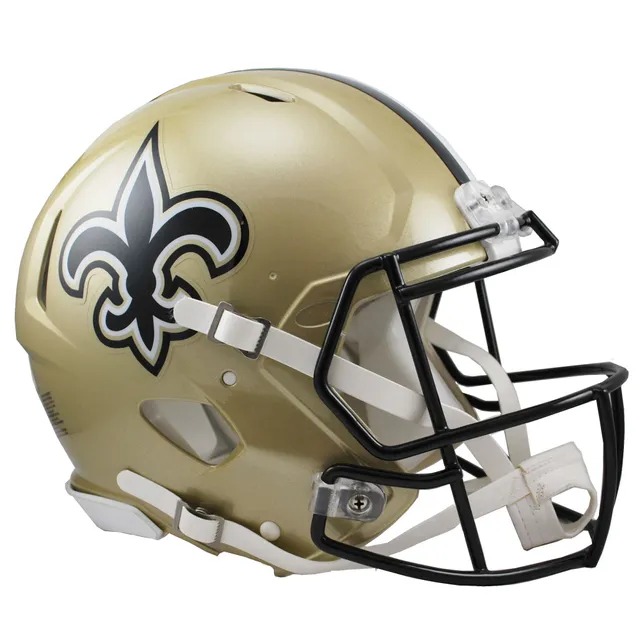 Riddell New Orleans Saints Black Matte Alternate Speed Mini Football Helmet