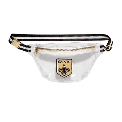 Stoney Clover Lane New Orleans Saints Stadium Clear Fanny Pack