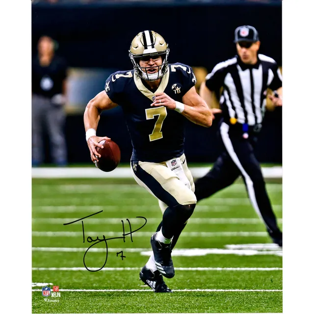 Taysom Hill New Orleans Saints Autographed 11 x 14 White Jersey Spotlight  Photograph