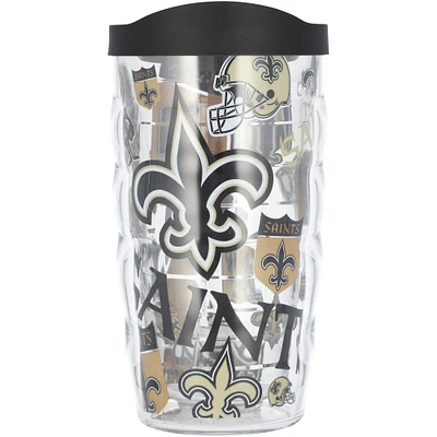 Tervis Saints de la Nouvelle-Orléans 10 oz. Gobelet ondulé classique Allover