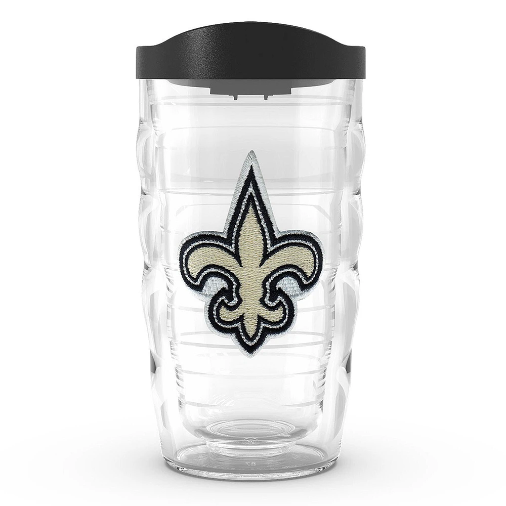 Tervis Saints de la Nouvelle-Orléans 10oz. Gobelet ondulé classique avec couvercle Emblem