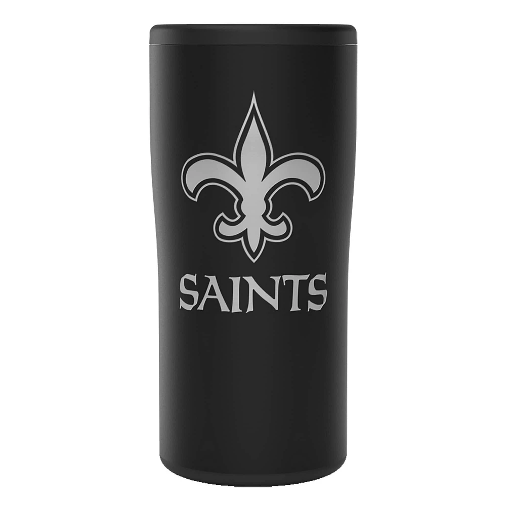 Tervis Saints de la Nouvelle-Orléans 12oz. Refroidisseur de canettes mince en acier inoxydable