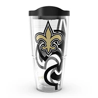 Tervis Saints de la Nouvelle-Orléans 24oz. Véritable gobelet classique avec couvercle