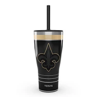 Tervis Saints de la Nouvelle-Orléans 30oz. Gobelet de jeu de nuit avec paille