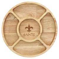 The Memory Company Plateau de service pour copeaux de bois et trempette New Orleans Saints