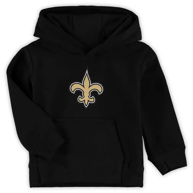 Outerstuff Youth Black New Orleans Saints Team Tie-Dye Pullover