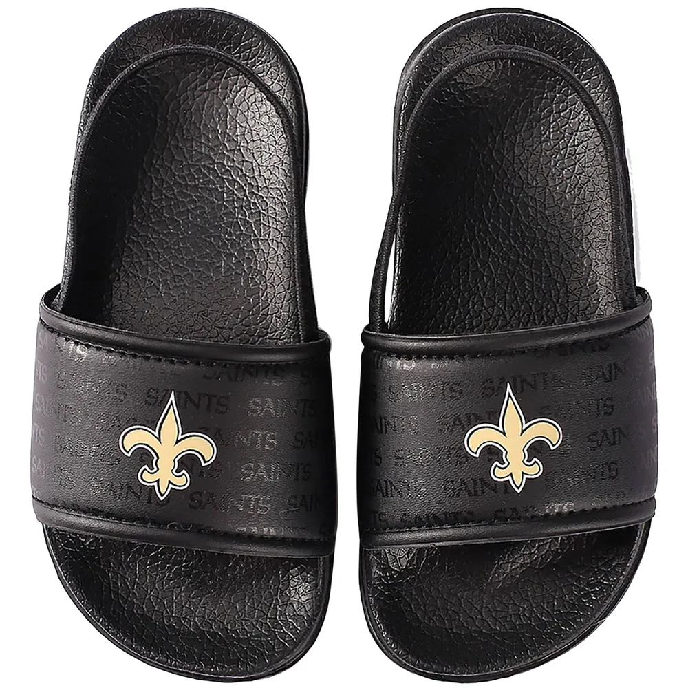 Lids New Orleans Saints FOCO Toddler Wordmark Legacy Sandal