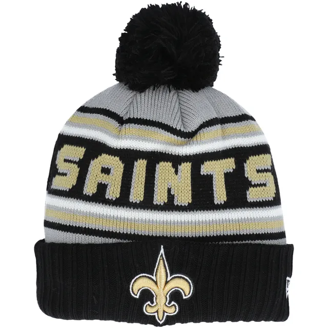 Men's New Era Charcoal New Orleans Saints 2021 NFL Crucial Catch Knit Hat