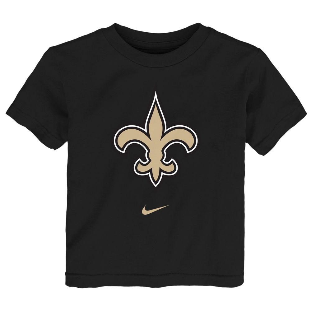 Toddler Nike Black New Orleans Saints Icon Logo - T-Shirt