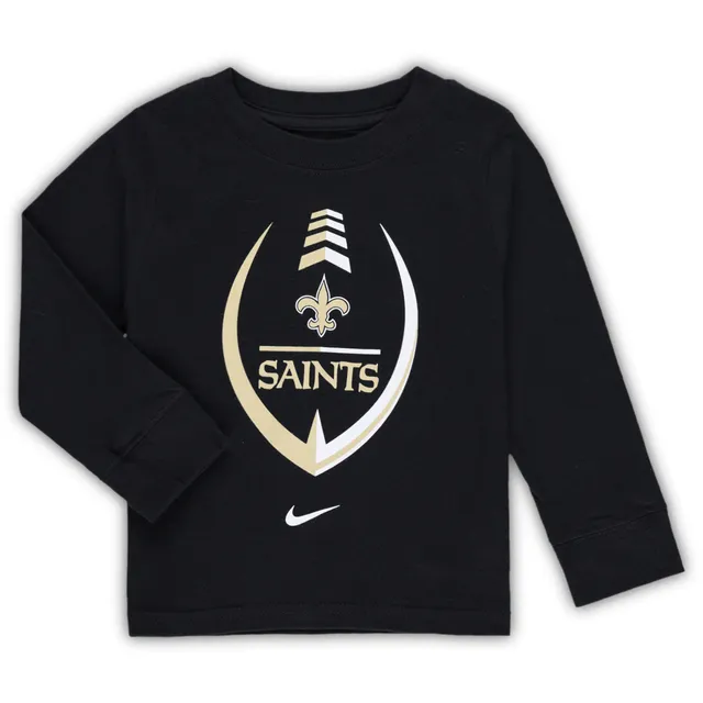 Lids New Orleans Saints Nike Toddler Icon T-Shirt - Black