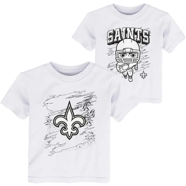 Youth Black New Orleans Saints Wildcat Long Sleeve T-Shirt 