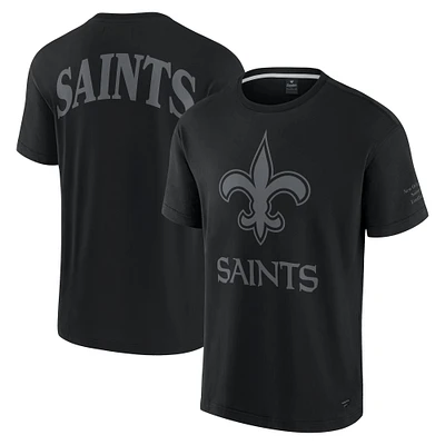 T-shirt unisexe noir emblématique New Orleans Saints Elements Fanatics