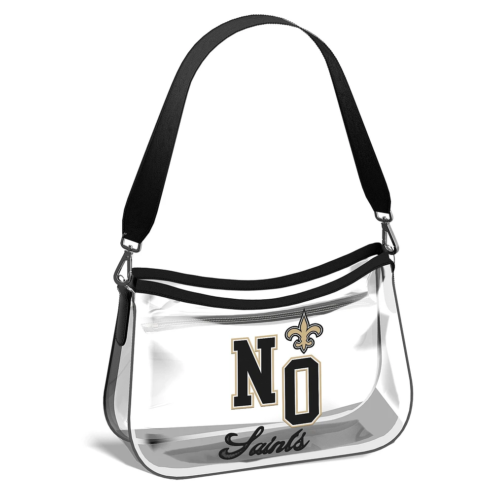 WEAR by Erin Andrews New Orleans Saints Clear Stadium Mini Purse