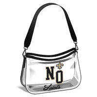 Mini-porte-monnaie transparent Stadium des New Orleans Saints de WEAR by Erin Andrews