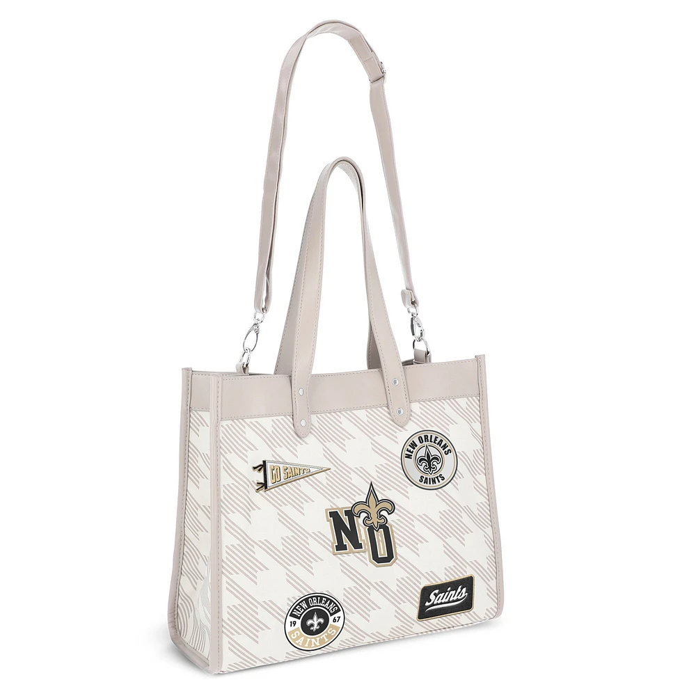 WEAR by Erin Andrews New Orleans Saints Patch Printed Tote Bag